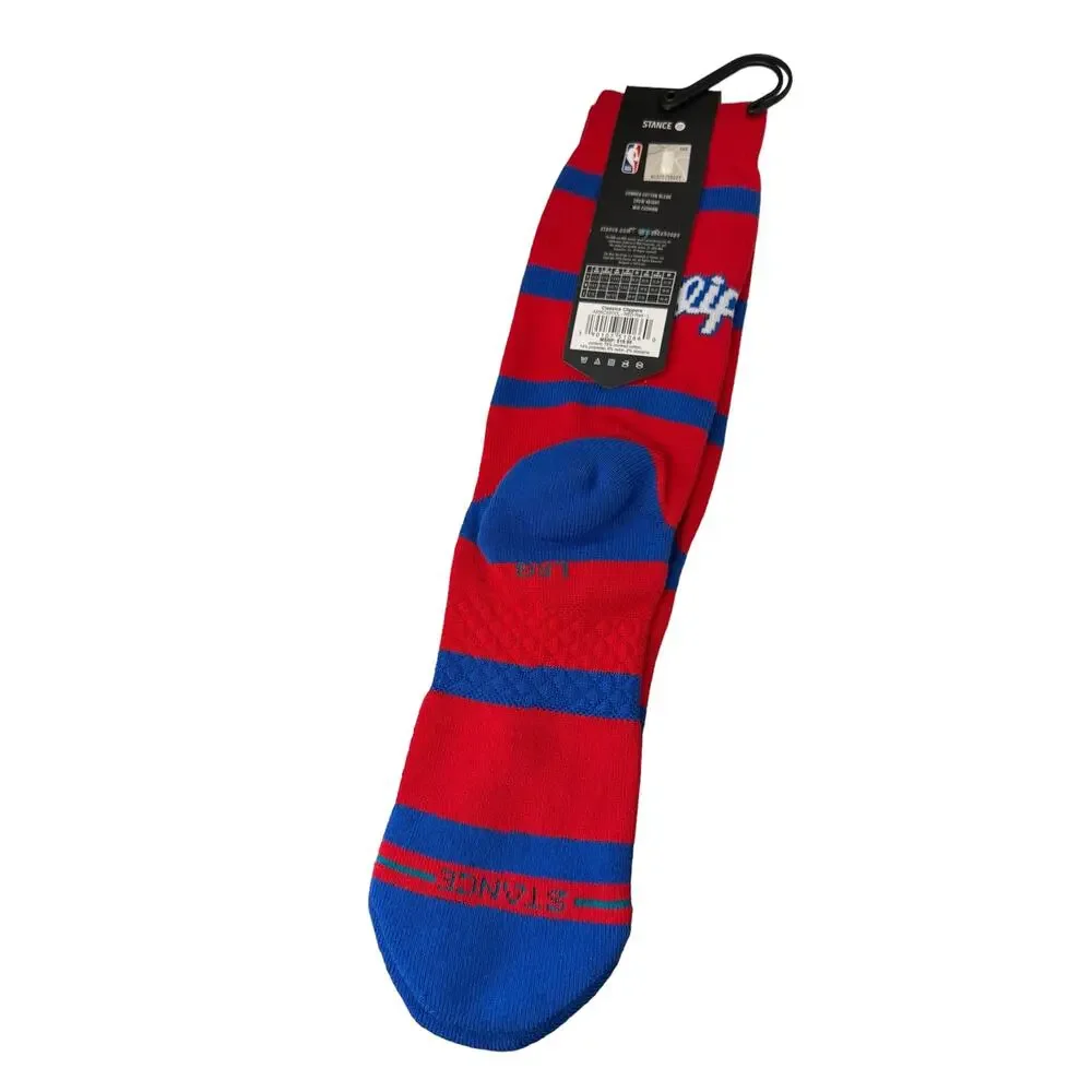 New Stance x NBA Los Angeles Clippers Classics Crew Socks Size Large 9-13